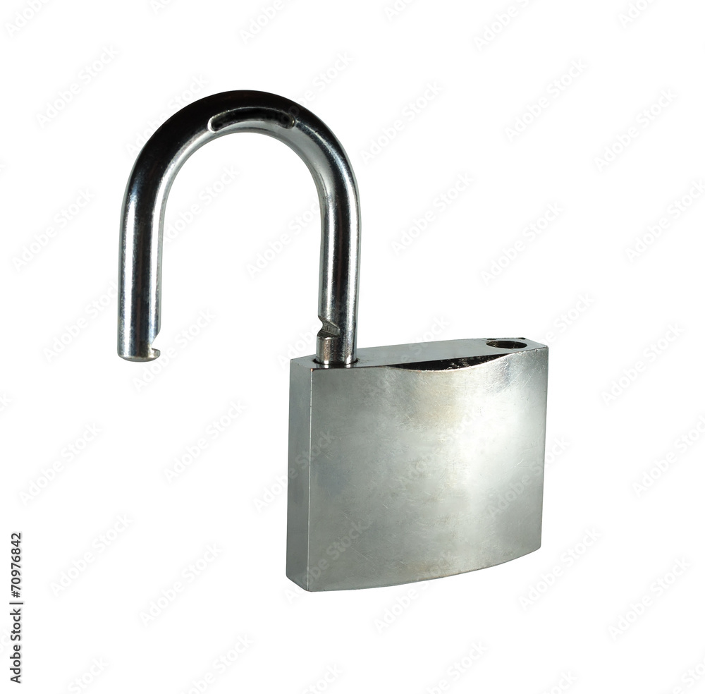 Opened lock Opened lock