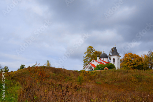 Little church in Polenovo near Moscow, Russia photo