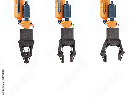 Industrial robot arm photo