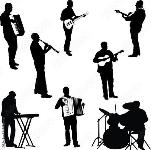 musicians collection - vector 1