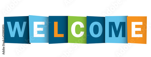 "WELCOME" (card smile congratulations greetings)