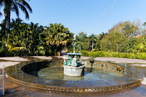 Fontaine jardin, Udaipur Inde Rajasthan