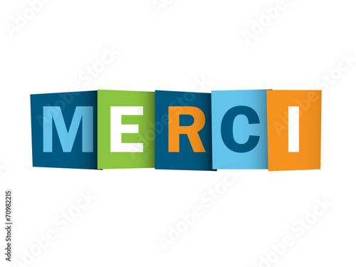 "MERCI" (carte message remerciements joie remerciements)