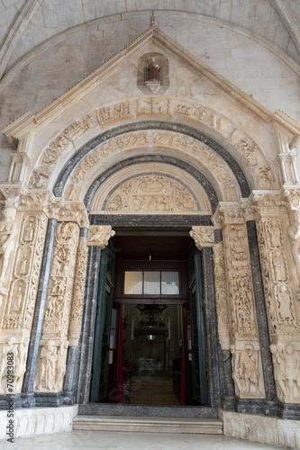 Porte de la Cathédrale St-Laurent de Trogir © Sébastien Closs
