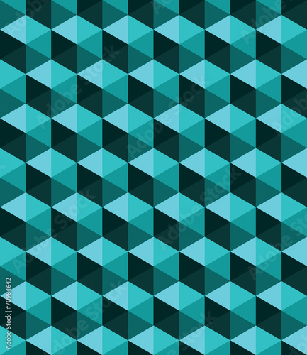 A seamless hexagonal pattern