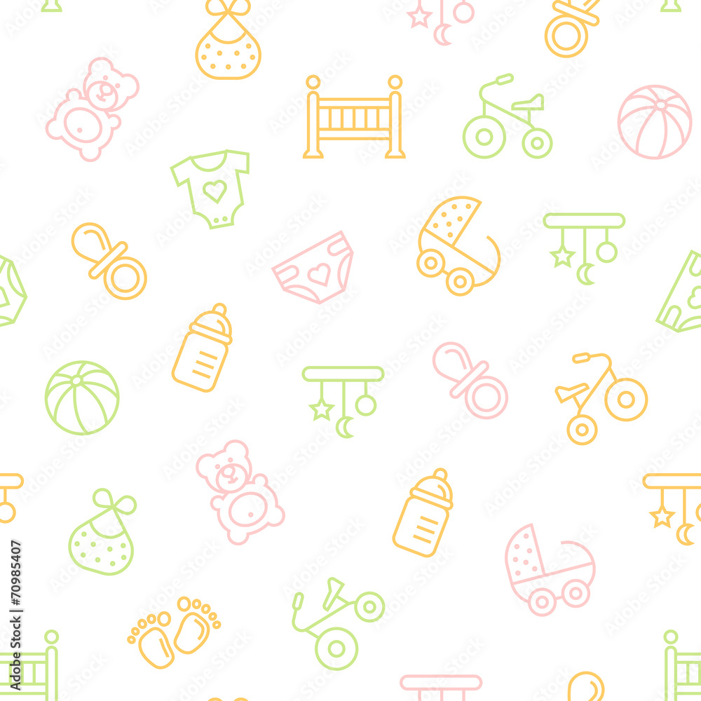 Baby pattern Baby pattern