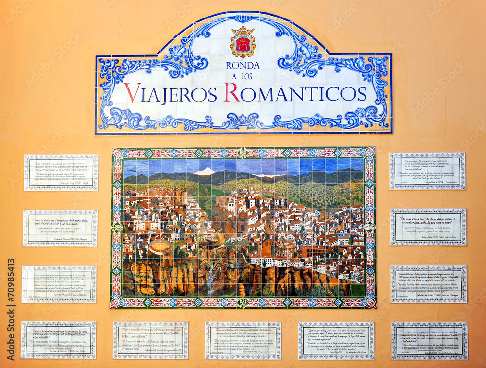 Viajeros románticos, Ronda, Málaga, España