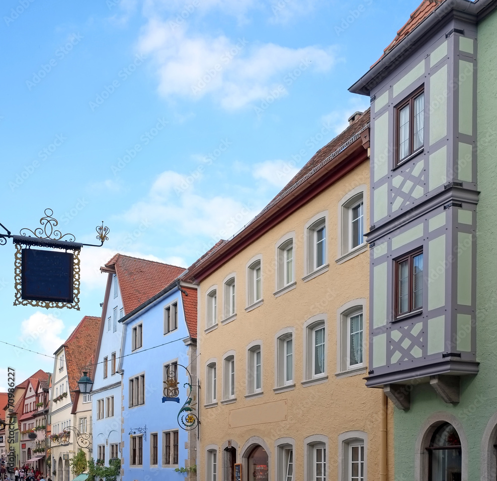 Altstadt in Rothenburg Altstadt in Rothenburg