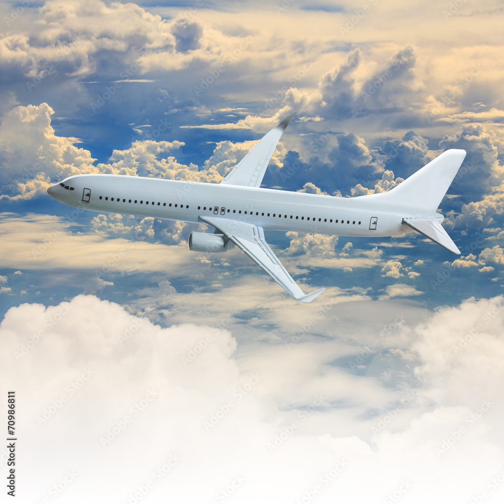 Fototapeta premium Airplane in the sky