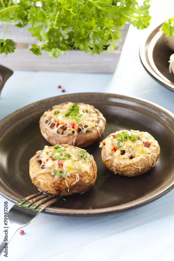 Baked stuffed mushrooms Baked stuffed mushrooms