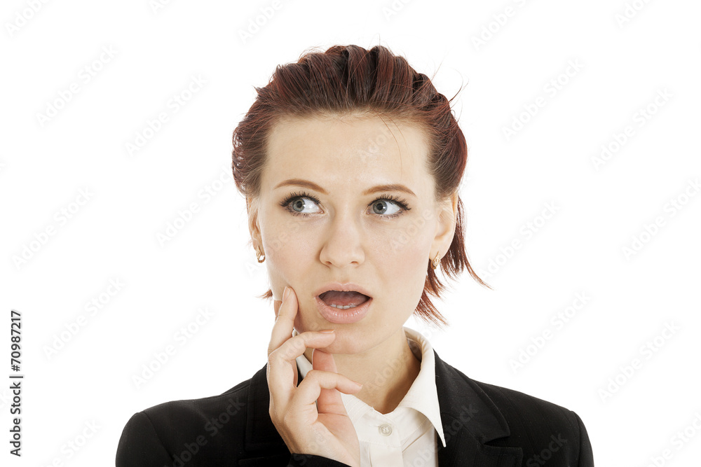 Smiling young businesswoman portrait Smiling young businesswoman portrait