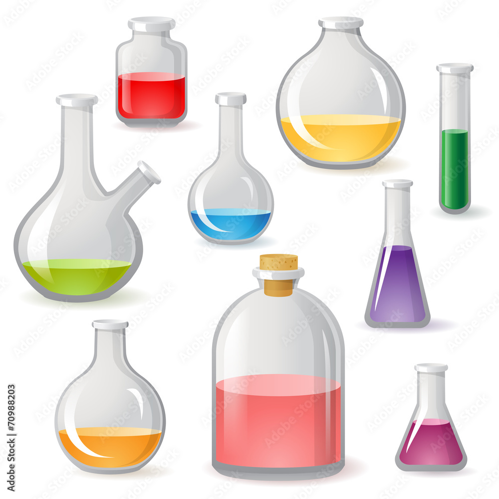 flasks icons flasks icons