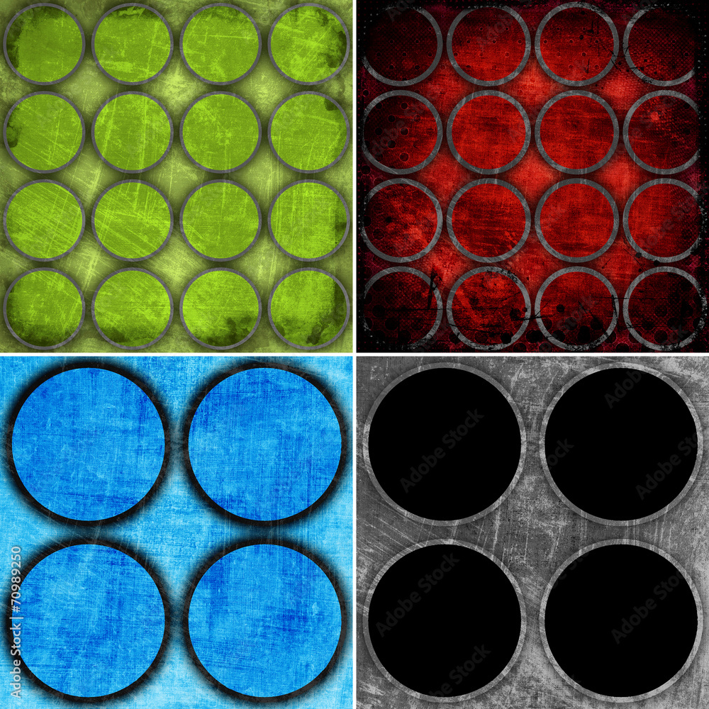 set of colorful circles backgrounds, illustration set of colorful circles backgrounds, illustration