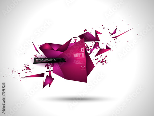 Abstract modern poligonal background for brochure and covers