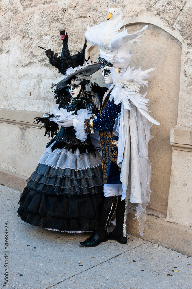 Couple costumé Couple costumé