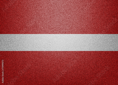 Latvia denim flag