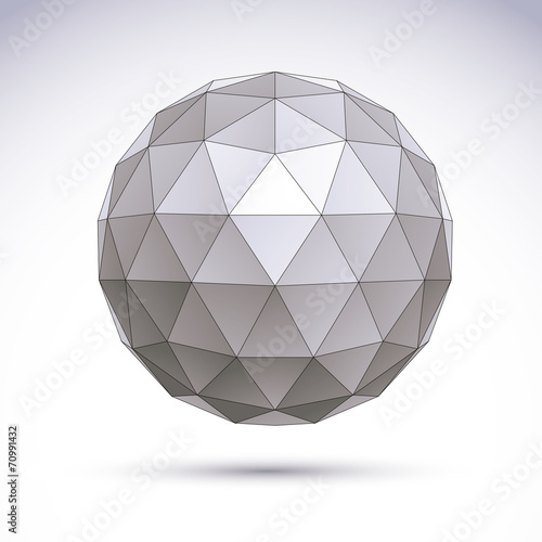 Abstract geometric 3D objec...