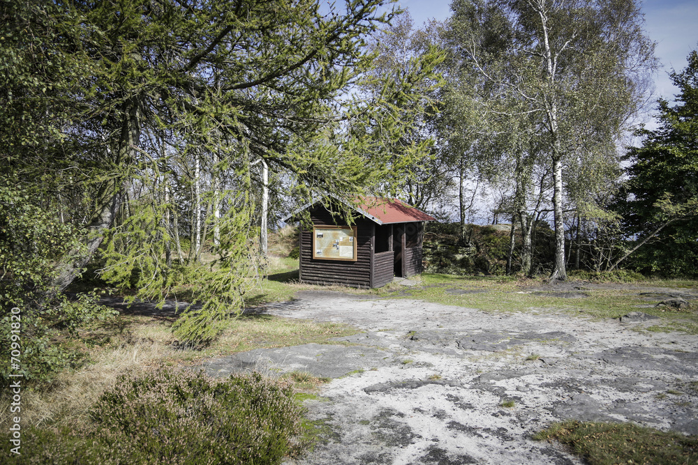Schutzhütte Großer Zirschstein, Nationalpark Sächsische Schweiz Schutzhütte Großer Zirschstein, Nationalpark Sächsische Schweiz