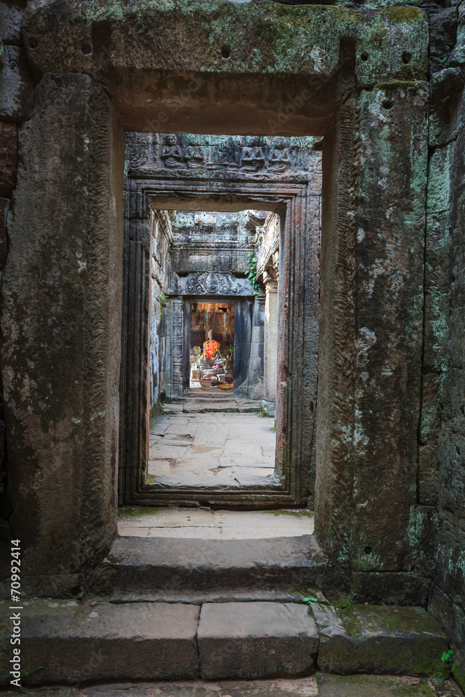 Buddha image at Angkor Thom