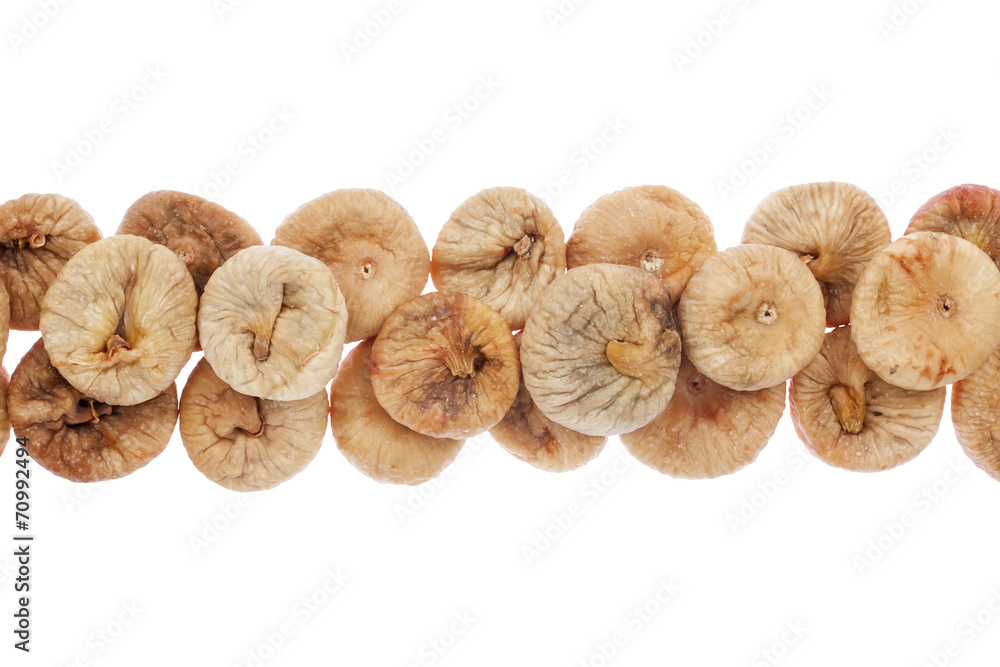 line of dried figs line of dried figs