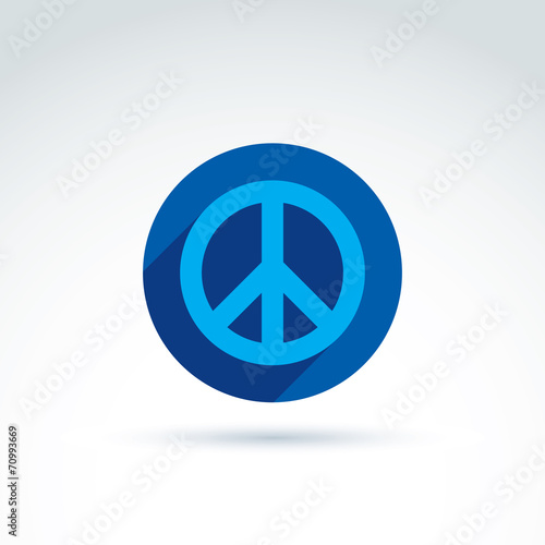 Peace icon, vector conceptual special icon for your design.