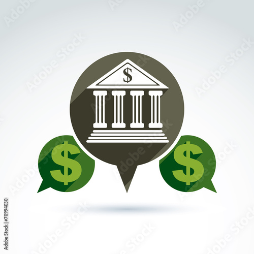 Vector banking symbol, fina...