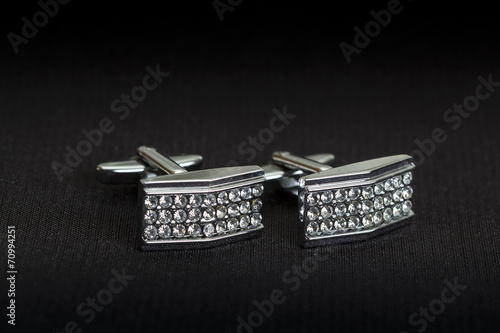 Bilde på lerret Silver cuff links