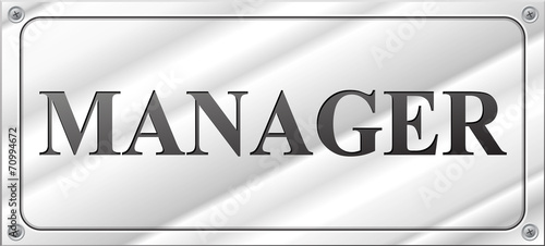 Vector manager design sign
