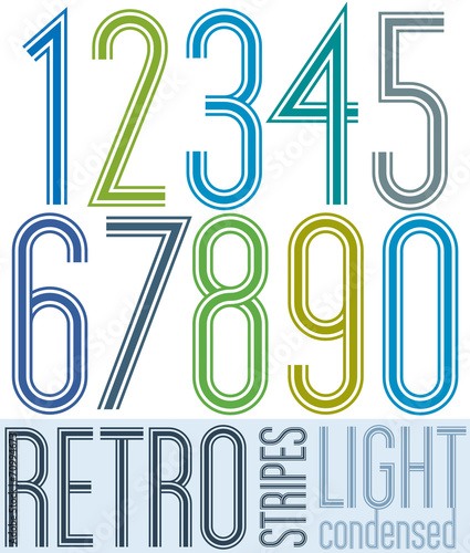 Poster retro light condense...
