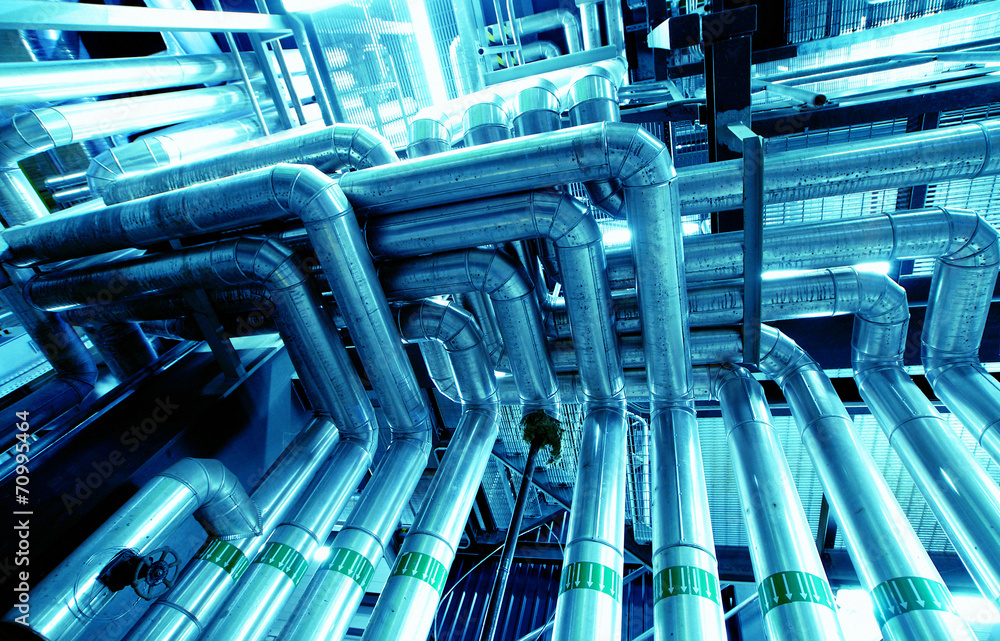 Industrial zone, Steel pipelines and equipment Industrial zone, Steel pipelines and equipment