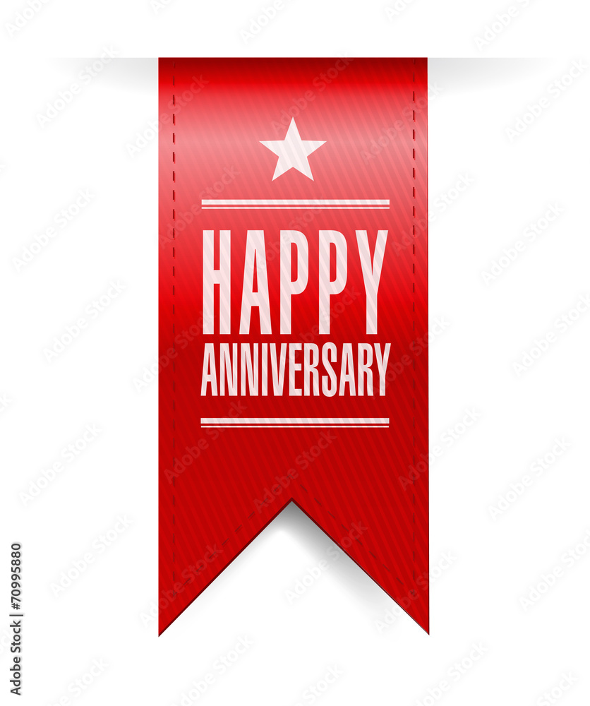 happy anniversary banner illustration design happy anniversary banner illustration design