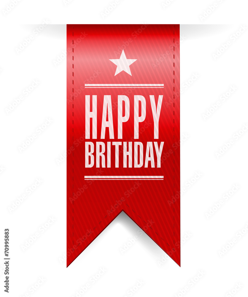 happy birthday banner illustration design happy birthday banner illustration design