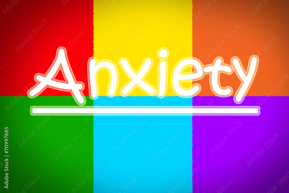 Fototapeta premium Anxiety Concept