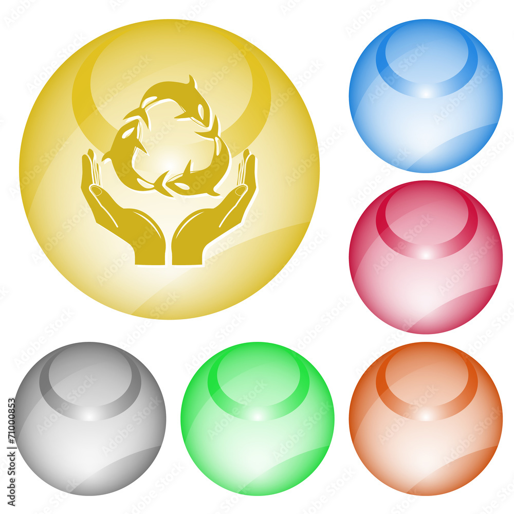 Protection nature. Vector interface element. Protection nature. Vector interface element.