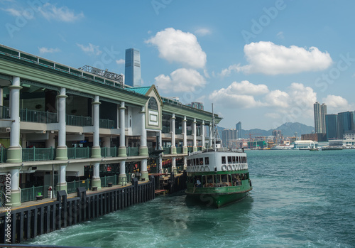 HONGKONG -SEPTEMBER 8 2013: Hong Kong ferry is in operation in V