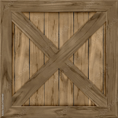Wood crate generated hires texture