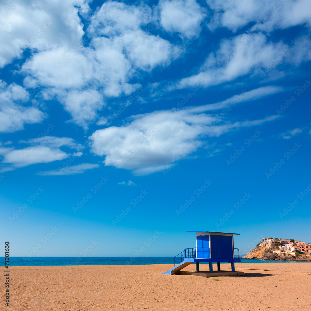 Bolnuevo beach in Mazarron Murcia at Spain Bolnuevo beach in Mazarron Murcia at Spain