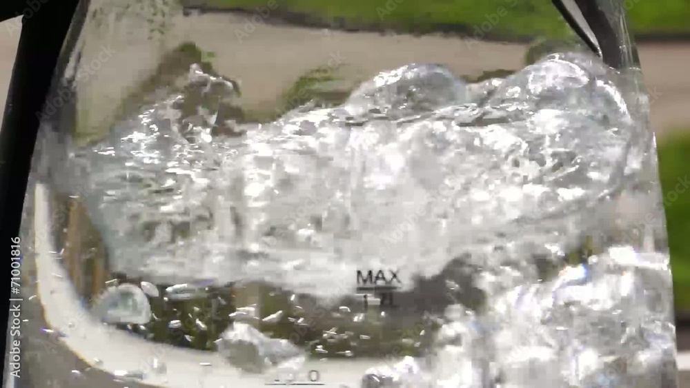 Clear water boiling Clear water boiling