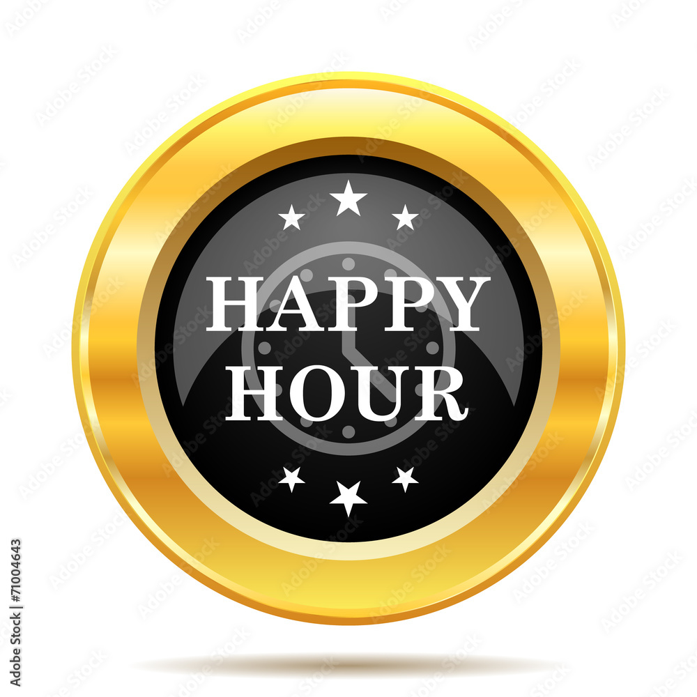 Happy hour icon Happy hour icon