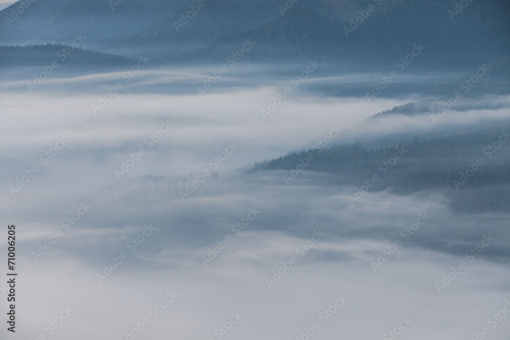 fog and cloud mountain valley landscape fog and cloud mountain valley landscape