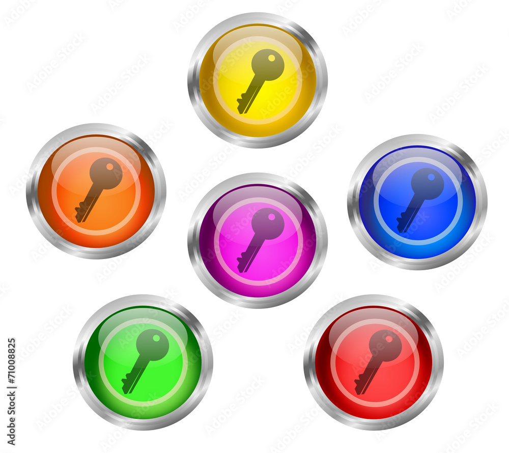 Key Icon Button Key Icon Button