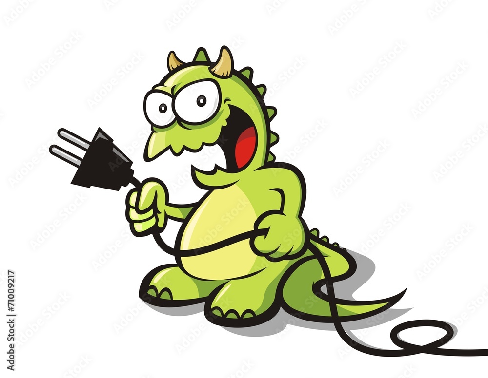 Obraz premium Plug monster