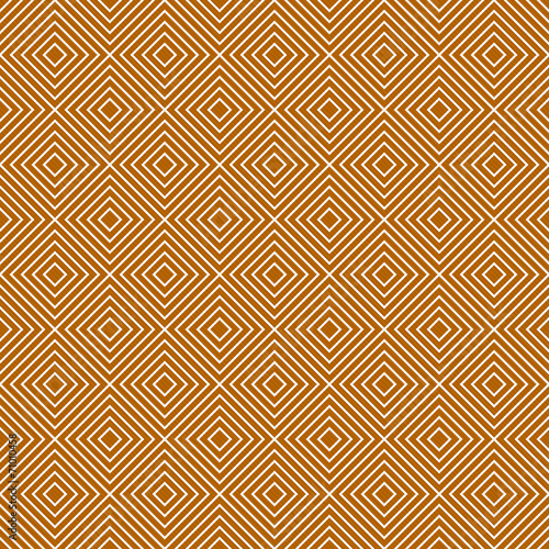 Orange and White Diamonds Tiles Pattern Repeat Background
