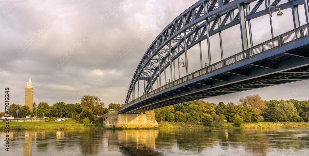 Obraz premium Sternbrücke Magdeburg