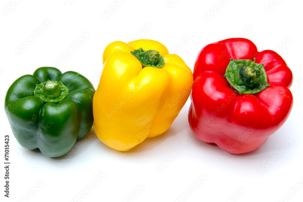 Colored peppers Colored peppers
