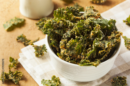 Photos Homemade Green Kale Chips