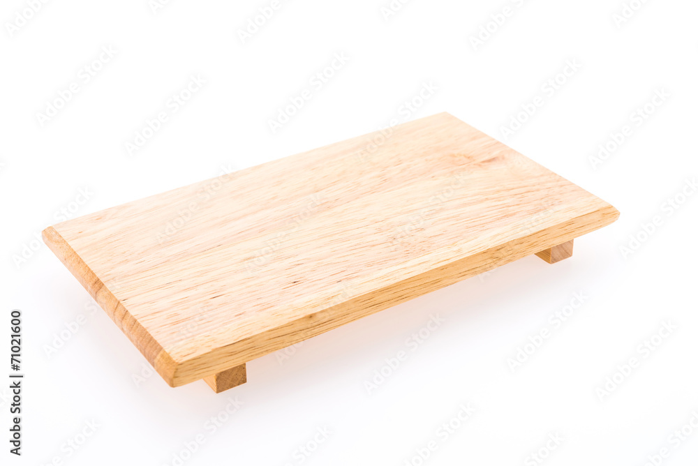 Wooden cutting board isolated on white background Wooden cutting board isolated on white background
