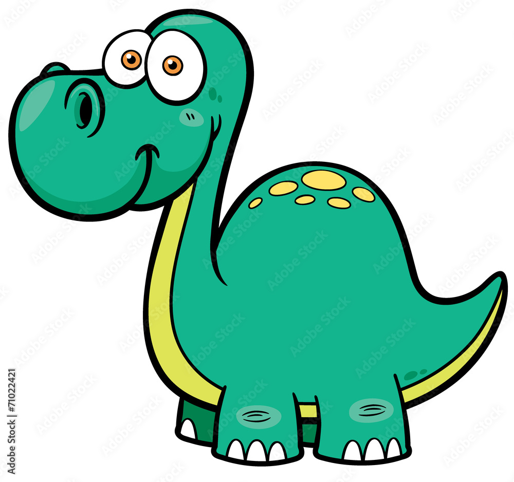 Vector Illustration Of Dinosaur Stock Vector Adobe Stock