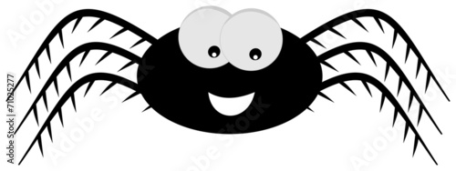 a smiling spider