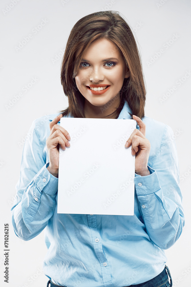 Beautiful young business woman portrait. Beautiful young business woman portrait.